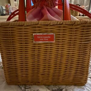Kate spade wicker purse